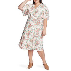 1. State Floral Wrap Dress Romantic Cottage Feminine Graduation Wedding